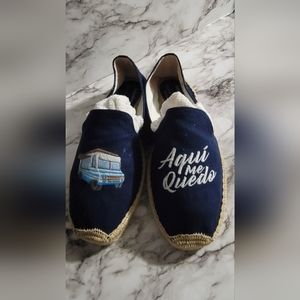 Soludos Loafers Navy Blue Size 11